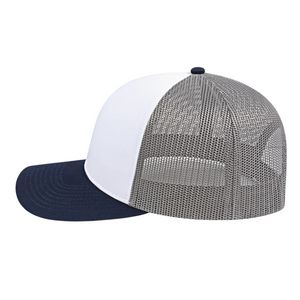 000379 Cap America Poly/Cotton Trucker Mesh Back Cap