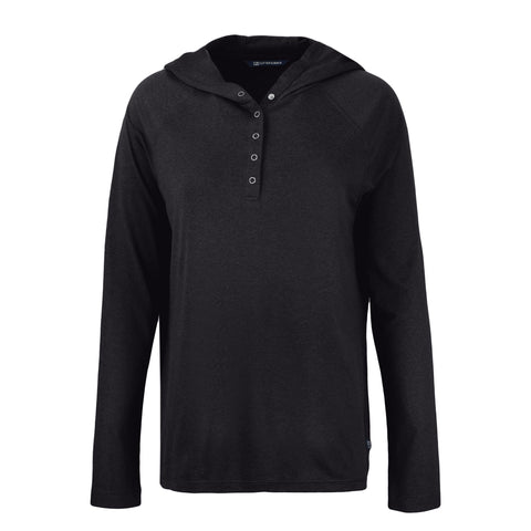 Cutter & Buck Coastline Epic Comfort Eco Recycled Womens Hooded Shirt