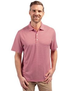 Cutter & Buck Forge Eco Double Stripe Stretch Recycled Mens Big &Tall Polo