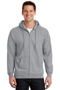 Port & Company® Men's Essential Fleece Full-Zip Hooded Sweatshirt