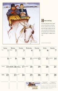 Galleria Wall Calendar 2026 Norman Rockwell