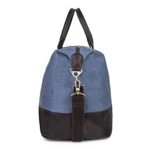 000872 Bugatti Colombian Leather Duffle Bag with multiple pockets