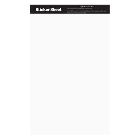 Sticket Sheet 11.5" X 7" Custom Shapes