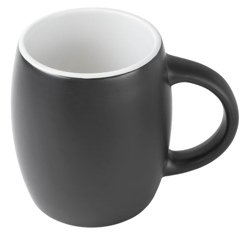Pipa 14oz 2tone black/white mug in Ripple gift box