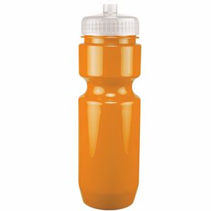 22 Oz. Bike Bottle w/ Push Pull Lid - Solid Colors