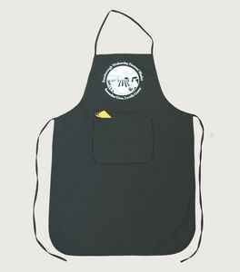 Black One Pocket Bib Apron