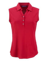 Cutter & Buck Forge Eco Stretch Recycled Womens Sleeveless Polo