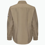 Khaki Beige Blank Back View