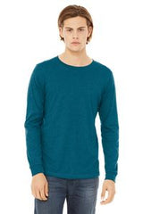 Heather Deep Teal Blue Blank