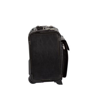 Bugatti Warren Business Case on Wheels w/Textured Vegan Leather