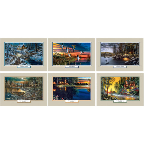 Woodland Retreat Stapled Wall Calendar
