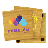 3.75" x 3.75" Bamboo Coaster