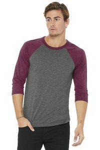 Bella+Canvas® Unisex 3/4 Sleeve Baseball Tee