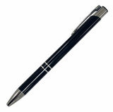 HAMILTON2 Aluminum Barrel, Metallic clip Plunger Action Ball Point Pen (Stock 3-5 Days)