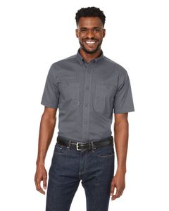 DRI DUCK Men's Craftsman Ripstop Short-Sleeve Woven Shirt