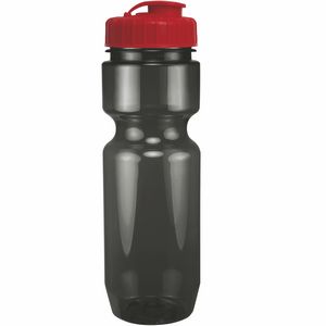 22 Oz. Translucent Bike Bottle w/ Flip Top Lid