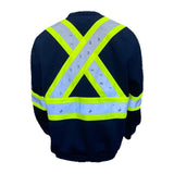 Navy Blue/Yellow/Silver Blank Back