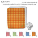 Checkered Blanket in Plush Sherpa Lined Micro Mink, 50x60, Large Size