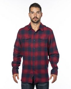 Burnside Men's Plaid Flannel Shirt