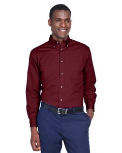 000169 Harriton Men's Easy Blend™ Long-Sleeve Twill Shirt with Stain-Release