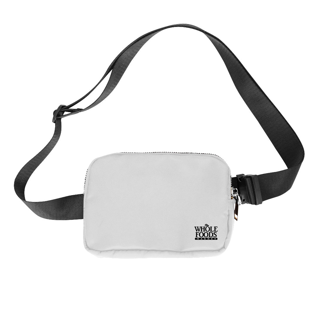 White-Black Strap Branded