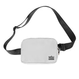 White-Black Strap Branded