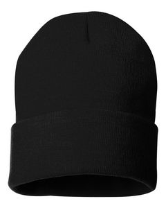 000421 Sportsman™ 12'' Solid Cuffed Beanie