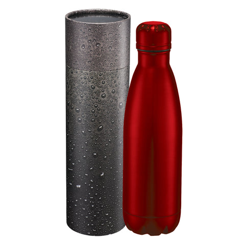 17 Oz. Copper Vac Bottle w/Cylindrical Box