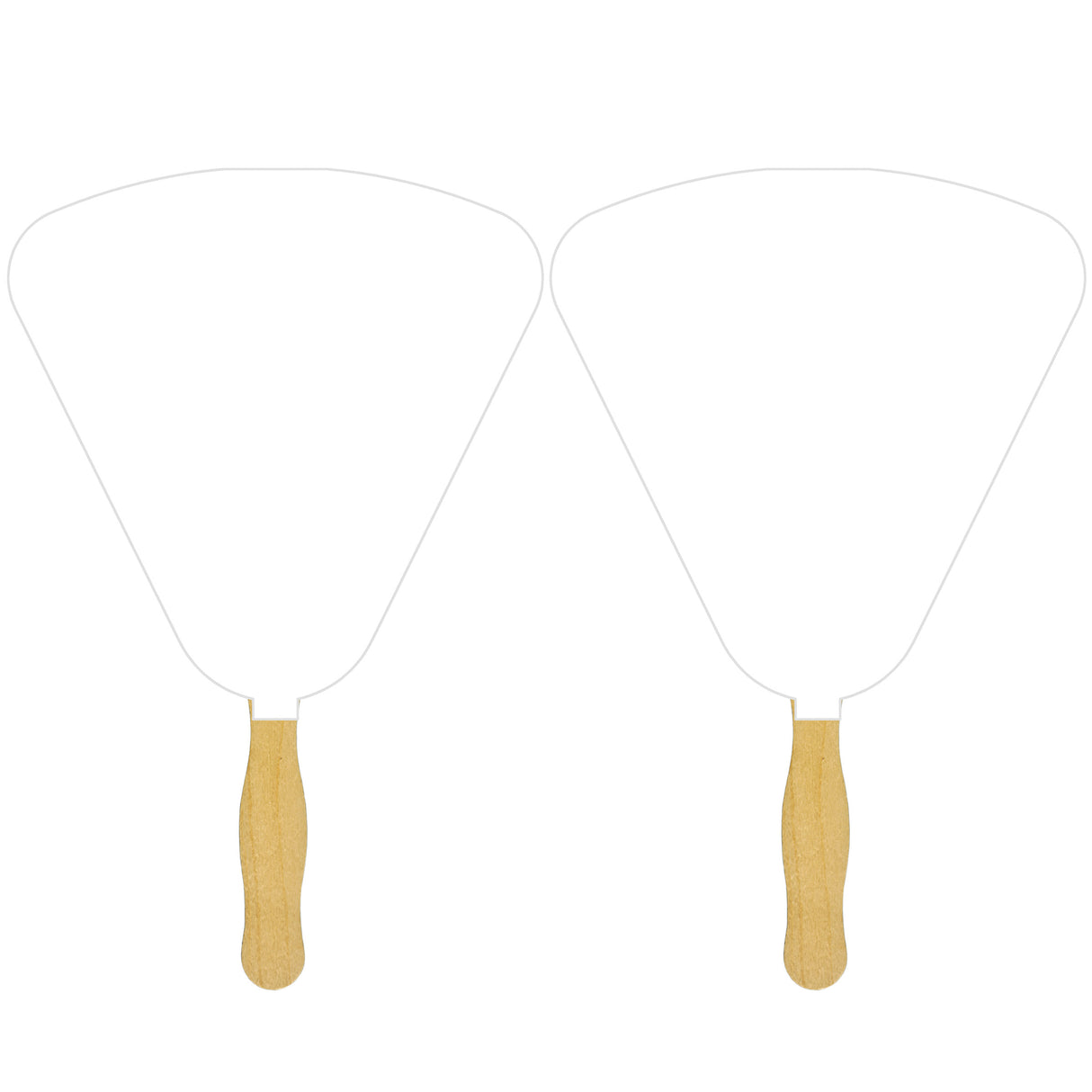 Seashell Sandwiched Hand Fan (2 Side/1 imprint color)