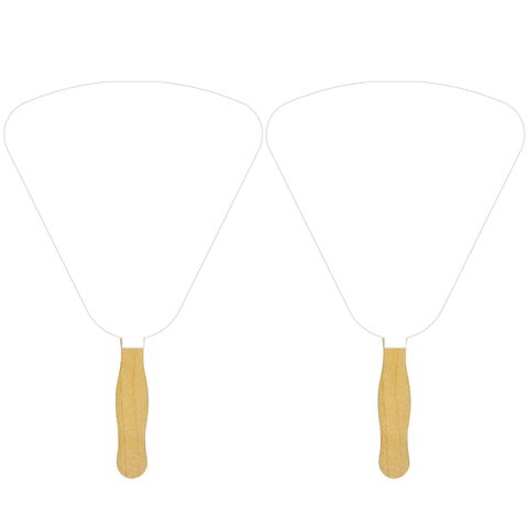 Seashell Sandwiched Hand Fan (2 Side/1 imprint color)