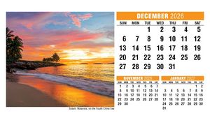 Galleria Sun, Sand & Surf Desk Tent Calendar