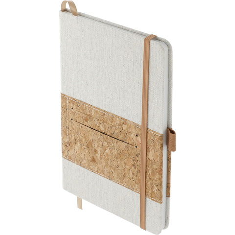 5.5'' x 8.5'' FSC® Mix Recycled Cotton Cork Notebook