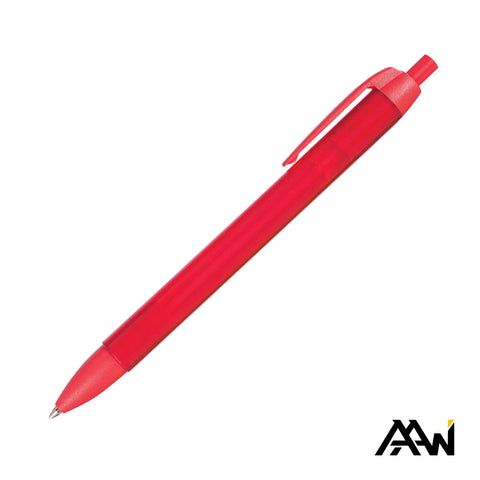 Widebody Pen w/Translucent Barrel - Matte Colored Accent