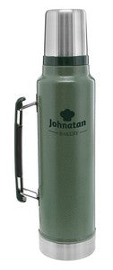 Stanley® Classic 1.5 qt vacuum insulated SS bottle, hammertone green