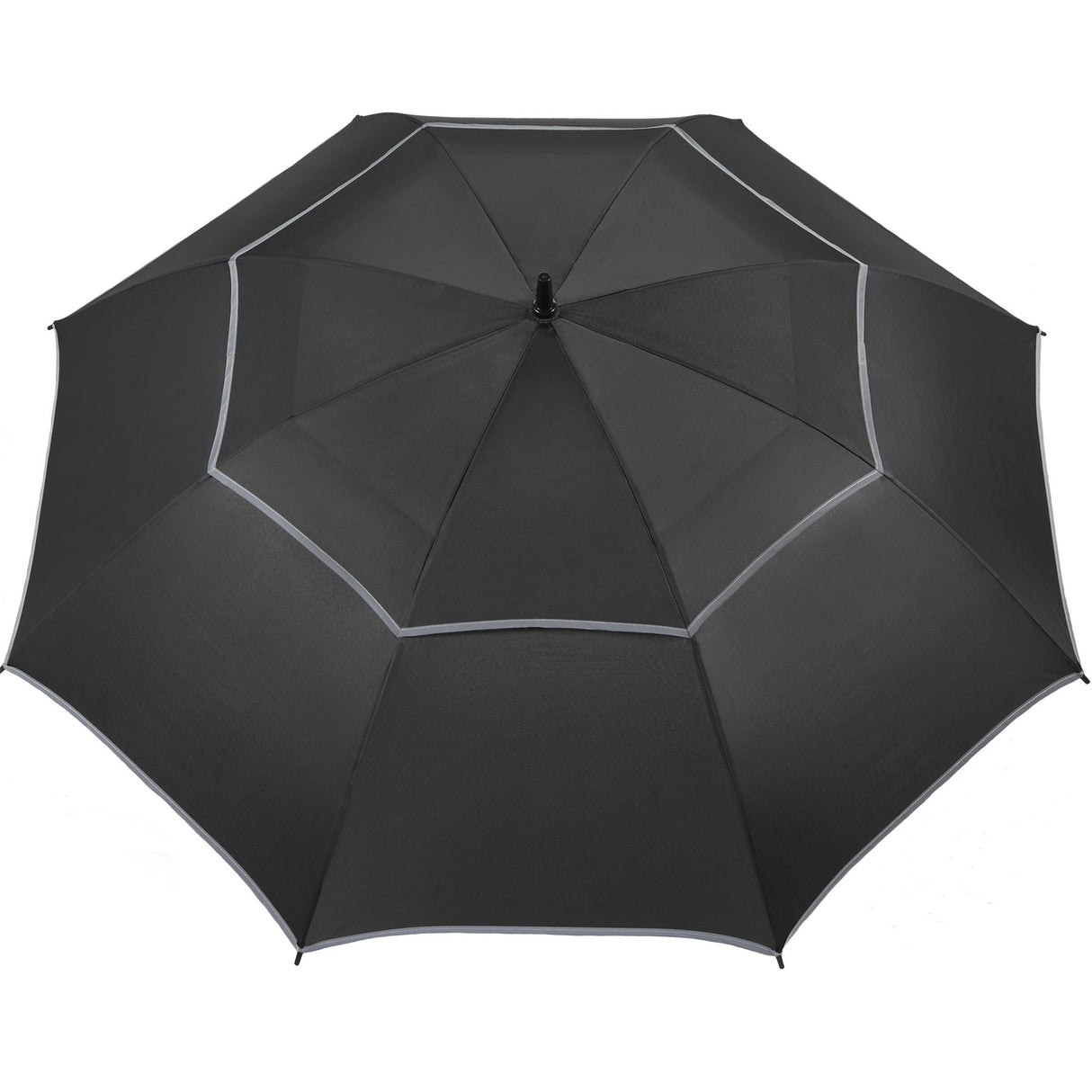 62" rPET Golf Umbrella w/ Reflective Trim