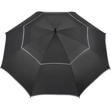 62" rPET Golf Umbrella w/ Reflective Trim
