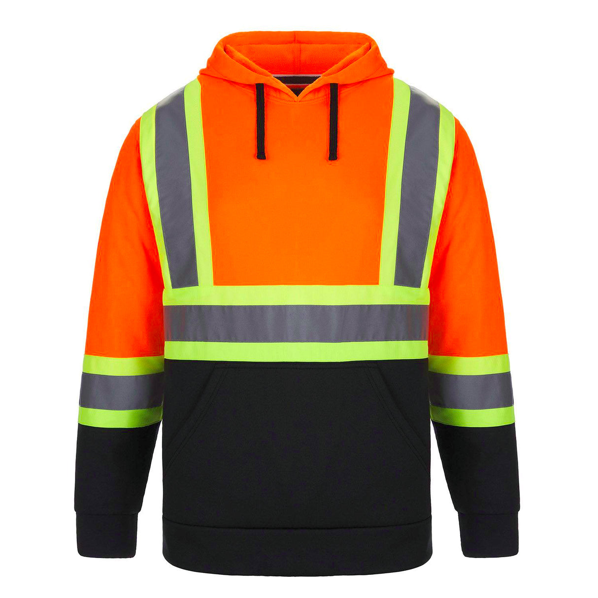 Long Haul Adult Hi-Vis Pullover Hooded Sweatshirt