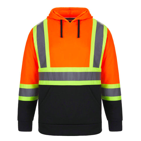 Long Haul Adult Hi-Vis Pullover Hooded Sweatshirt