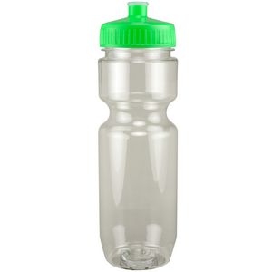 22 Oz. Translucent Bike Bottle w/ Push Pull Lid