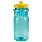 Translucent Aqua Blue/Yellow Lid