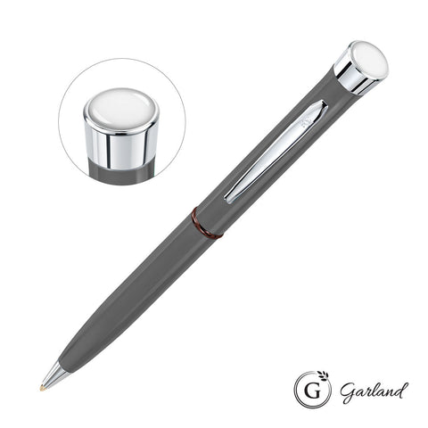 Garland? Recycled Custom Ballpoint Twist Pen - Chrome Accent