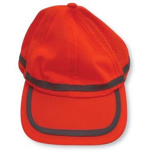 High Visibility Orange Safety Cap