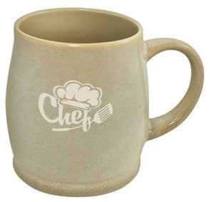 Umea 16oz reactive sand mug in Ripple gift box - Etched