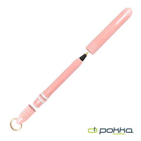 Pokka? Pocket Pen w/Dock & Gold Keyring