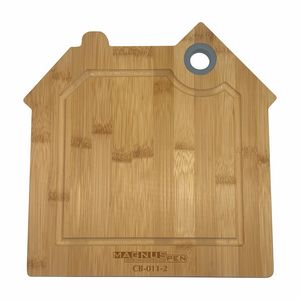 House Shape Bamboo Cutting Board (3-5 Days) (New Design)