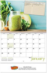 Full Colour Taste Of The Month Spiral Wall Calendar