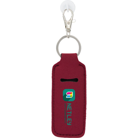 Bottle Charm w/ Neoprene Chapstick Holder