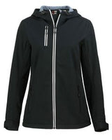 Clique Telemark Eco Stretch Softshell Full Zip Womens Hooded Jacket