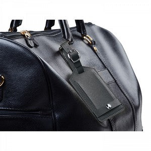 Toscano Genuine Leather Luggage Tag