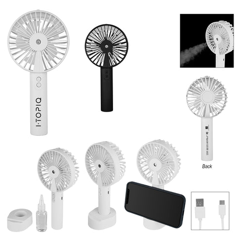 Mist Fan With Phone Stand